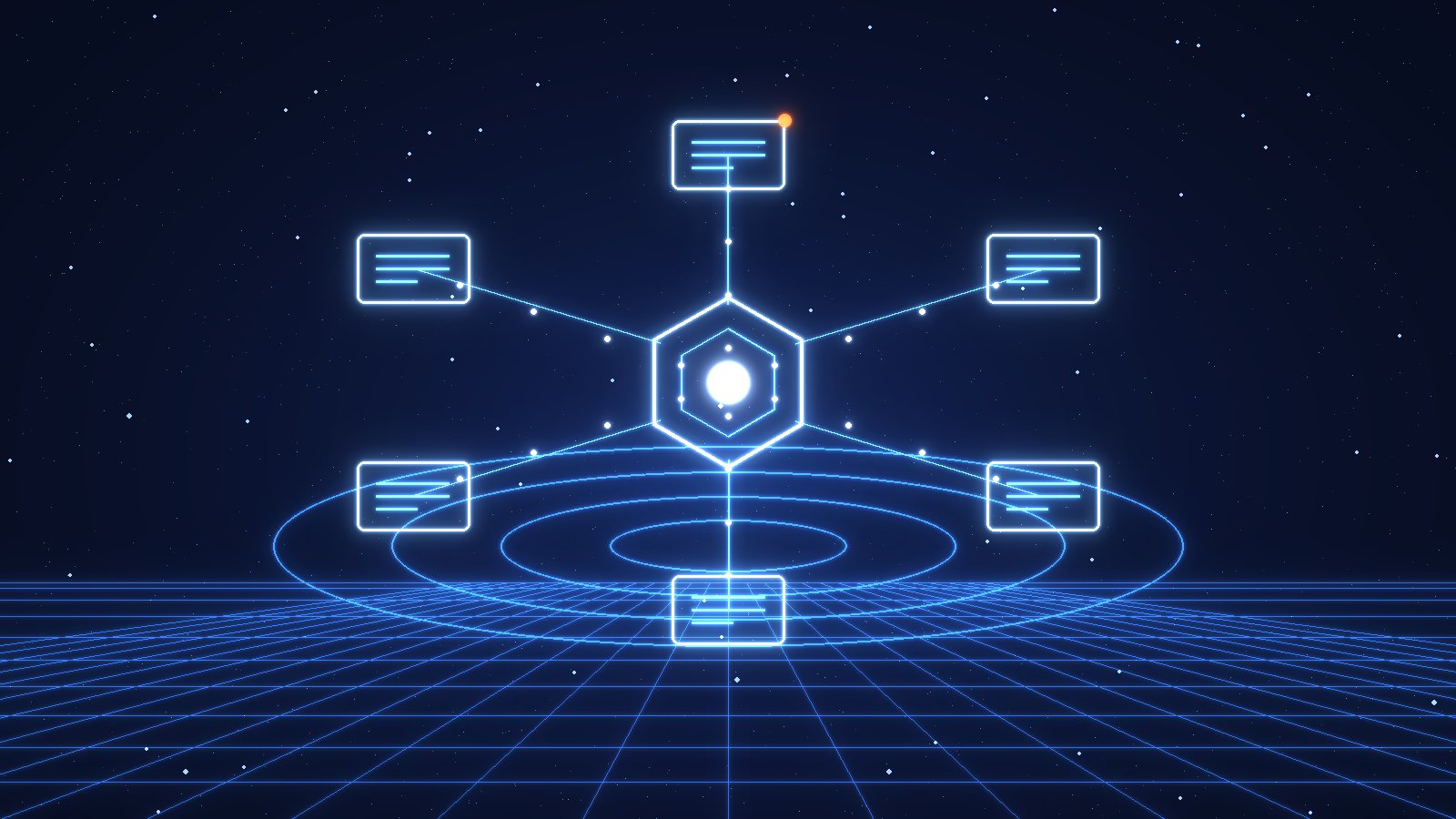 Custom AI Engine — concept illustration