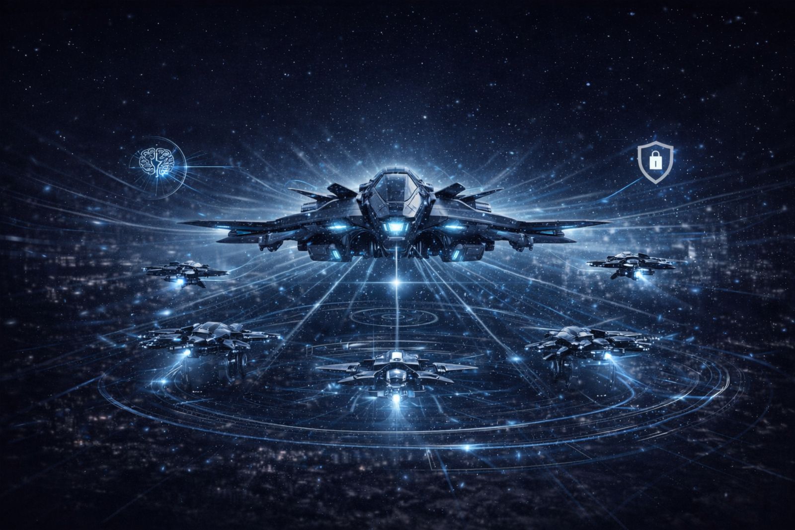 AI-Enabled Modular UAS — concept illustration