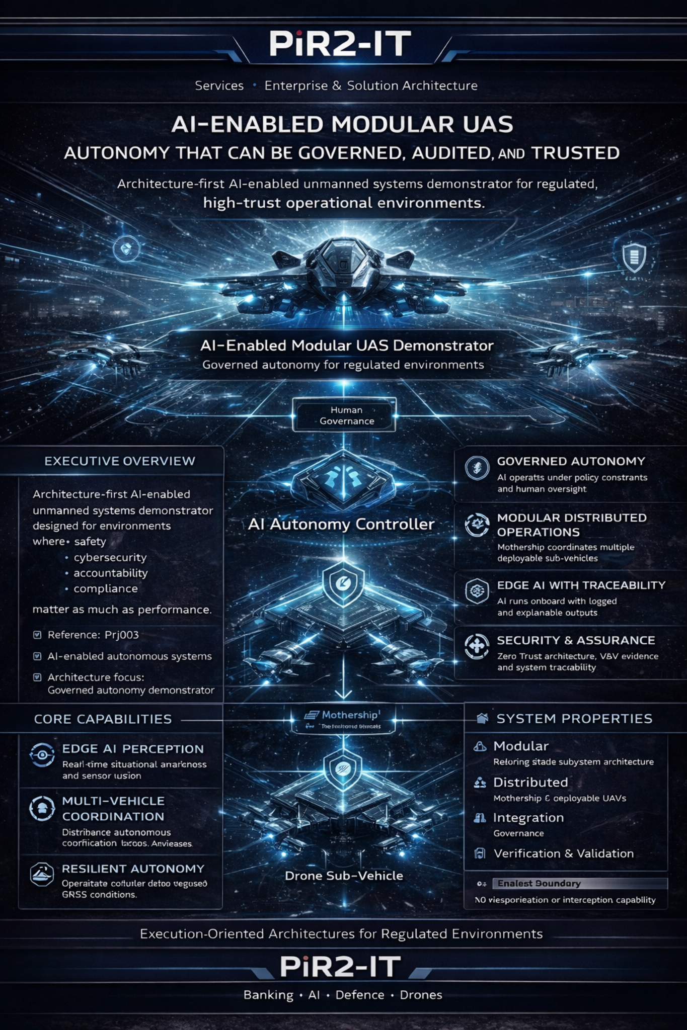 AI-enabled modular UAS visual