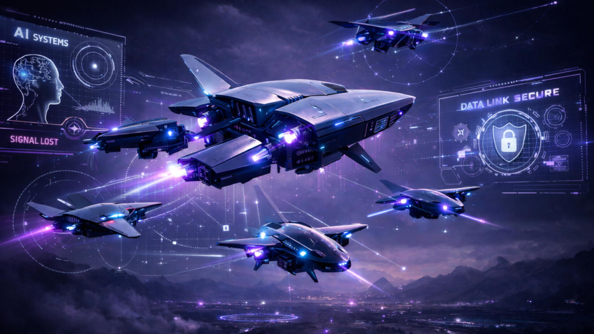 AI-Enabled Modular UAS demonstrator visual